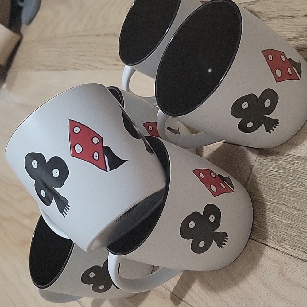 Tim Burton Coffee Mugs, set of 6